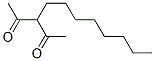 3-octylpentane-2,4-dione Struktur