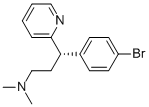 (3S)-3-(4-ブロモフェニル)-N,N-ジメチル-3-(2-ピリジニル)プロパン-1-アミン 化學(xué)構(gòu)造式