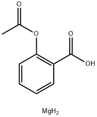 magnesium o-acetylsalicylate Struktur