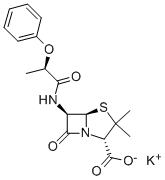 PHENETHICILLIN POTASSIUM SALT Struktur