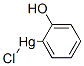 chloro(hydroxyphenyl)mercury Struktur