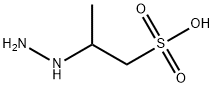 1-Propanesulfonic  acid,  2-hydrazino-  (9CI) Struktur