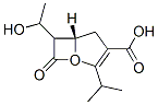 6-(1-hydroxyethyl)-2-isopropyl-1-oxa-penem-3-carboxylic acid Struktur