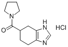 N-[(4,5,6,7-四氫苯并咪唑-5-基)羰基]吡咯硫酸鹽 結構式