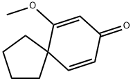 Spiro[4.5]deca-6,9-dien-8-one, 6-methoxy- (7CI,8CI) Struktur