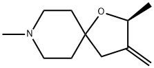 2,8-dimethyl-3-methylene-1-oxa-8-azaspiro(4,5)decane Struktur