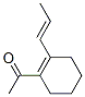 Ethanone, 1-[2-(1-propenyl)-1-cyclohexen-1-yl]-, (Z)- (9CI) Struktur