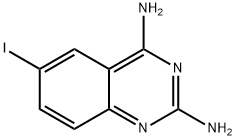 6-Iodo-quinazoline-2,4-diamine Struktur