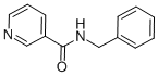 N-BENZYLNICOTINAMIDE Struktur