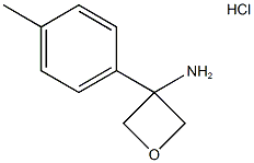 3-(4-Methylphenyl)-3-oxetanamine hydrochloride Struktur