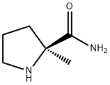 (2S)-2-Methyl-2-PyrrolidinecarboxaMide Struktur