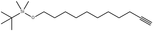 t-Butyldimethyl(undec-10-ynyloxy)silane Struktur