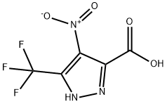 4-Nitro-5-trifluoromethyl-2H-pyrazole-3-carboxylic acid Struktur