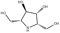 2,5-Anhydro-2,5-imino-D-glucitol Struktur