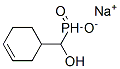 sodium (3-cyclohexen-1-ylhydroxymethyl)phosphinate  Struktur