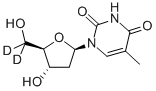 [5',5''-2H2]THYMIDINE Struktur