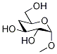 Methyl 4-deoxy-α-D-xylo-hexopyranoside Struktur