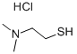 2-DIMETHYLAMINOETHANETHIOL HYDROCHLORIDE Struktur