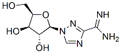 1-[(2R,3R,4R,5R)-3,4-dihydroxy-5-(hydroxymethyl)oxolan-2-yl]-1,2,4-triazole-3-carboximidamide Struktur