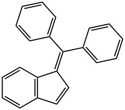 1-(Diphenylmethylene)-1H-indene Struktur