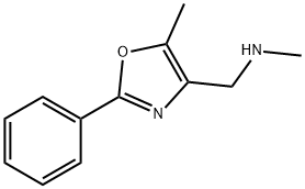 N-METHYL-N-[(5-METHYL-2-PHENYL-1,3-OXAZOL-4-YL)METHYL]AMINE Struktur