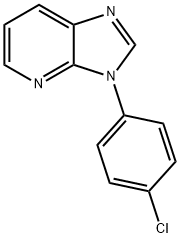 3-(4-Chlorophenyl)-3H-imidazo(4,5-b)pyridine Struktur