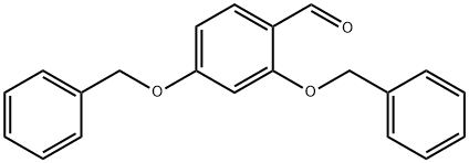 2,4-bis(phenylmethoxy)-Benzaldehyde Struktur