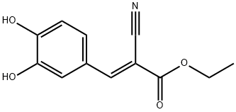 2-(1-THIENYL)ETHYL 3,4-DIHYDROXYBENZYLIDENECYANOACETATE Struktur