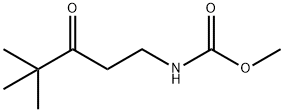 Carbamic  acid,  (4,4-dimethyl-3-oxopentyl)-,  methyl  ester  (9CI) Struktur