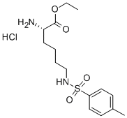 N-EPSILON-P-TOSYL-L-LYSINE ETHYL ESTER HYDROCHLORIDE Struktur