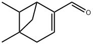 Bicyclo[3.1.1]hept-2-ene-2-carboxaldehyde, 5,6-dimethyl- (9CI) Struktur