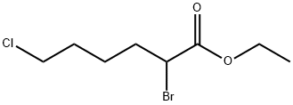 Ethyl 2-bromo-6-chlorohexanoate Struktur