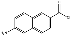 2-Naphthalenecarbonyl chloride, 6-amino- (9CI) Struktur