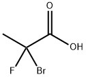 2-Bromo-2-fluoropropionic acid Struktur