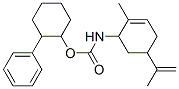 5-isopropenyl-2-methyl-1-(N-(2-phenylcyclohexyloxycarbonyl)amino)-2-cyclohexene Struktur