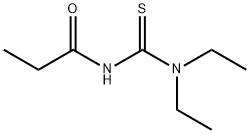 Propanamide,  N-[(diethylamino)thioxomethyl]- Struktur