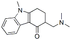 3-Dimethylaminomethyl-1,2,3,4-tetrahydro-9-methylcarbazol-4-one Struktur