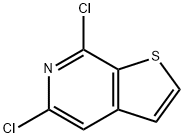 Thieno[2,3-c]pyridine, 5,7-dichloro- Struktur