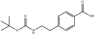 4-(2-BOC-AMINOETHYL)BENZOIC ACID Struktur