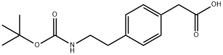 [4-(2-BOC-AMINO-ETHYL)-PHENYL]-ACETIC ACID Struktur