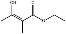 2-Butenoic acid, 3-hydroxy-2-methyl-, ethyl ester, (Z)- (9CI) Struktur