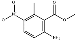 Benzoic acid, 6-amino-2-methyl-3-nitro-, methyl ester (9CI) Struktur