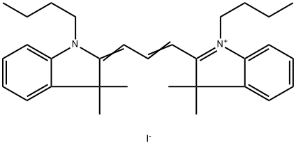 1,1'-DIBUTYL-3,3,3',3'-TETRAMETHYLINDOCARBOCYANINE IODIDE Struktur