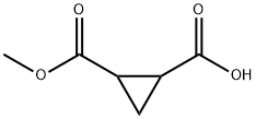 1,1-CYCLOPROPANEDICARBOXYLIC ACID MONOETHYL ESTER Struktur