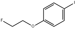 1-(2-FLUORO-ETHOXY)-4-IODO-BENZENE Struktur