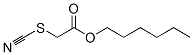 Thiocyanatoacetic acid hexyl ester Struktur