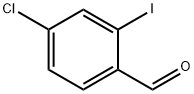 4-Chloro-2-iodo-benzaldehyde Struktur