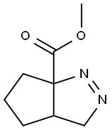 6a(3H)-Cyclopentapyrazolecarboxylicacid,3a,4,5,6-tetrahydro-,methylester(9CI) Struktur