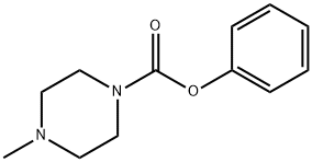 4-METHYL-PIPERAZINE-1-CARBOXYLIC ACID PHENYL ESTER Struktur