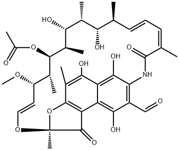 3-FORMYL RIFAMYCIN SV Struktur